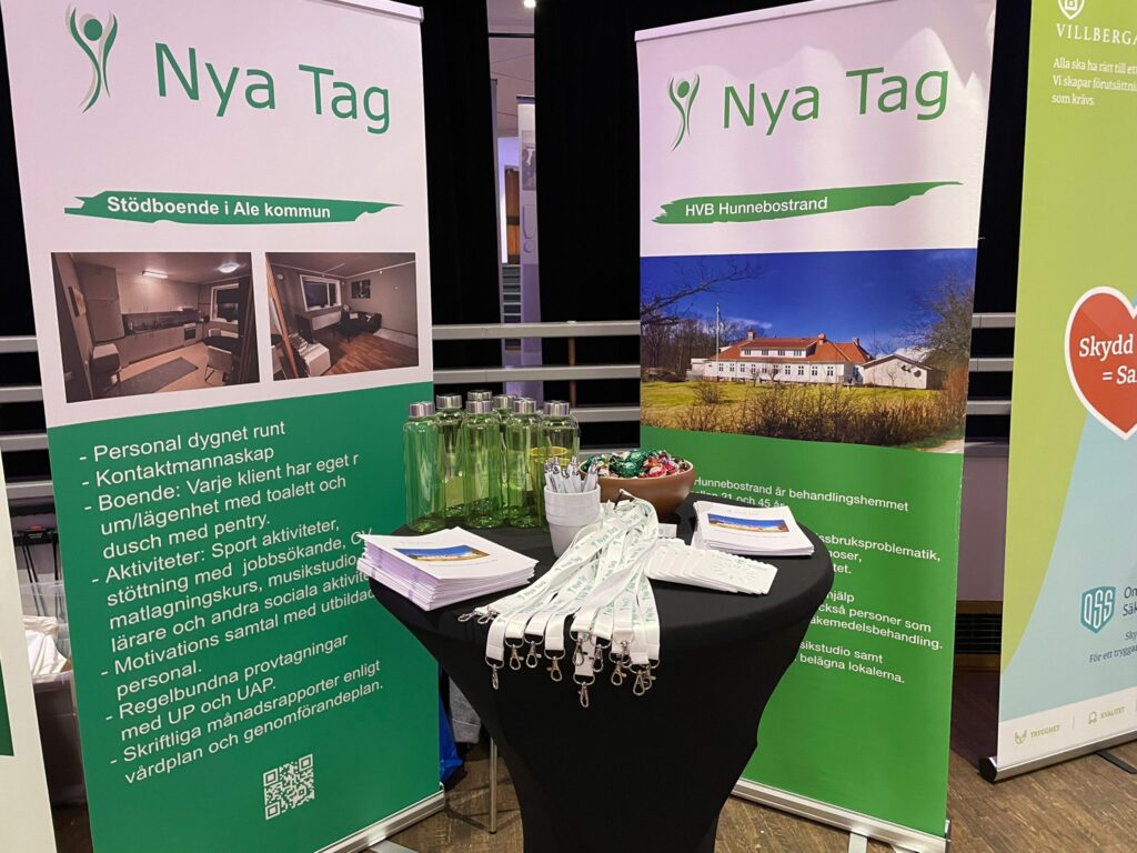 Nya Tags monter på HVB-dagen och HVB- och Familjehemsdagen i Skövde
