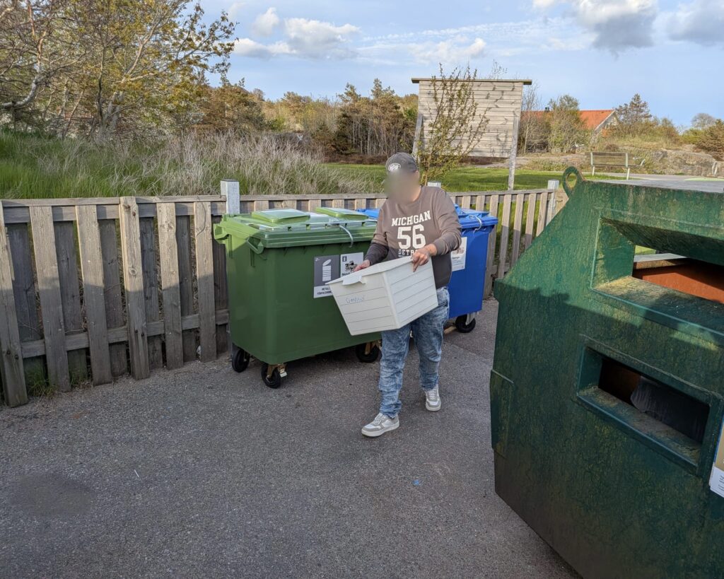 källsortering