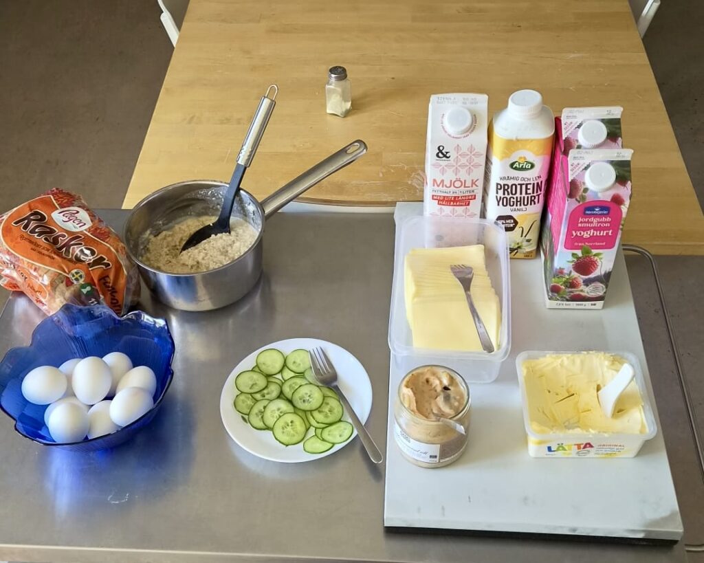 HVB steg 1 veckosammanfattning frukost